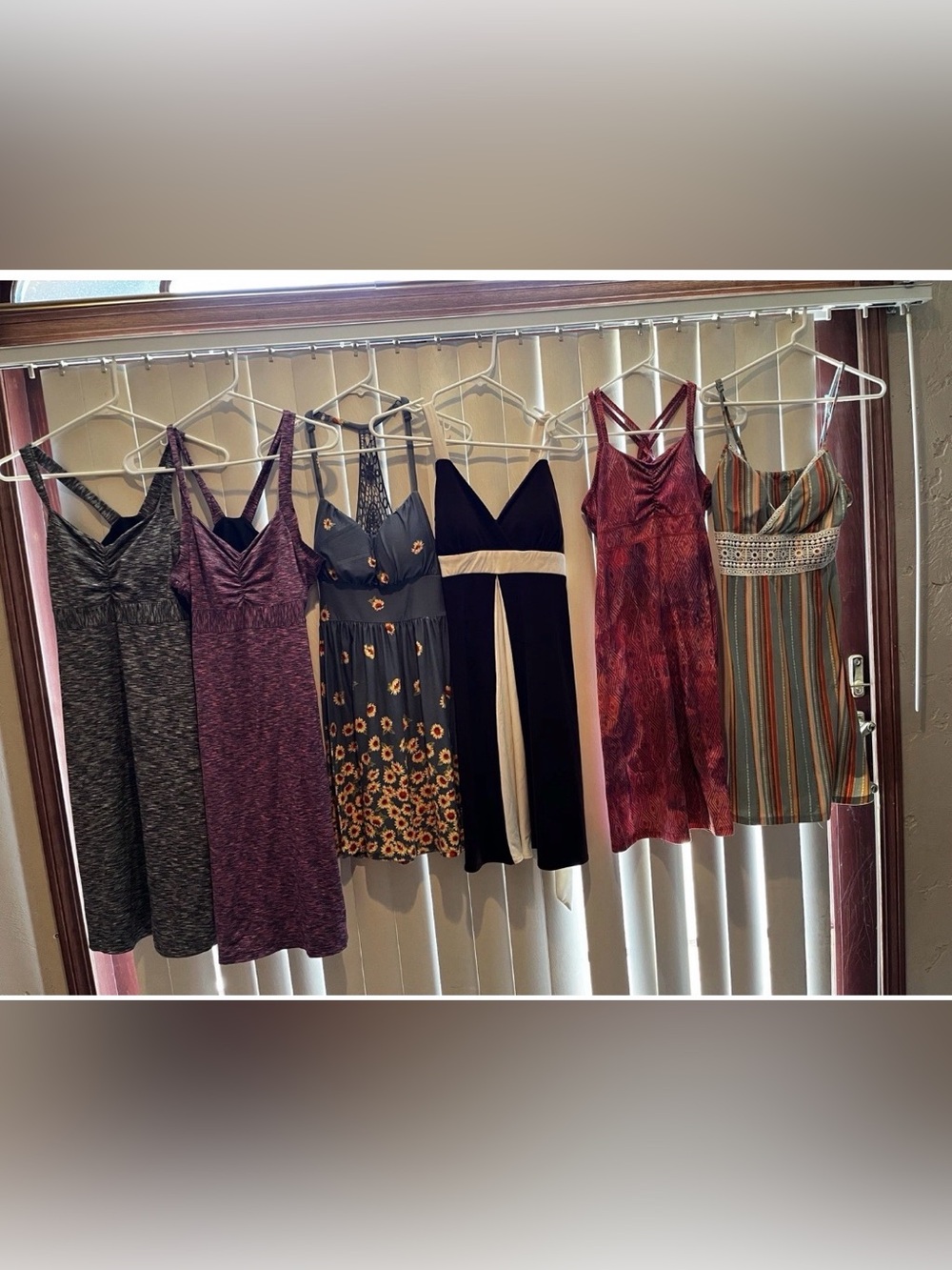 Sundress Lot Sm/med PRANA MARMOT STUDIO DEREK HEART SUMMER BUILT IN BRA